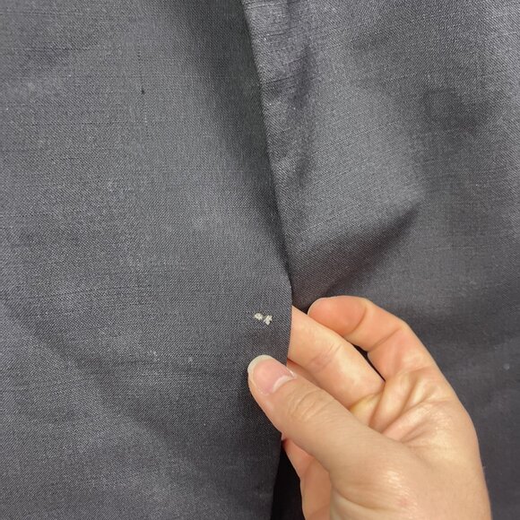 VTG Gala x Thos priestley & sons Mohair / Wool Blazer Sz 41R Black England Made - Picture 5 of 16